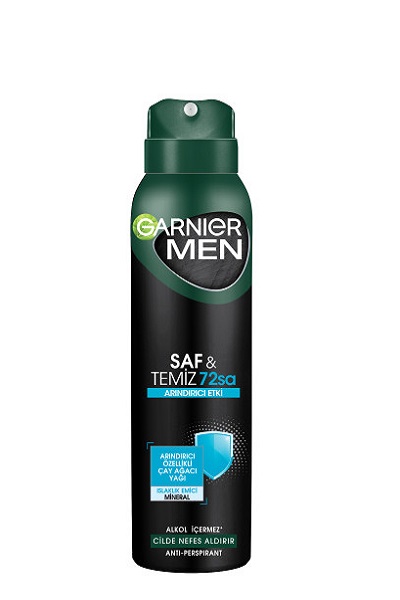 Garnier Men Saf ve Temiz Erkek Deodorant 150 Ml