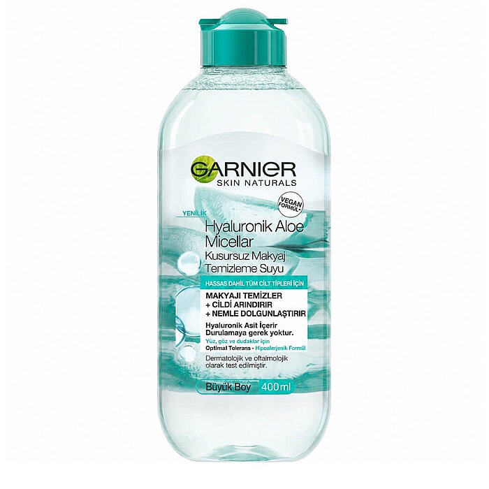 Garnier Micellar Hyaluronik Aloe Kusursuz Makyaj Temizleme Suyu 400 Ml - 1