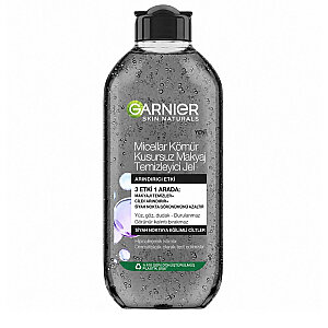 Garnier Micellar Kömür Kusursuz Makyaj Temizleyici Jel 400 ML - 1