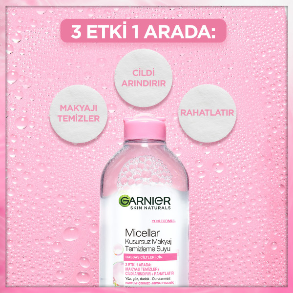 Garnier Micellar Kusursuz Makyaj Temizleme Suyu 200 Ml