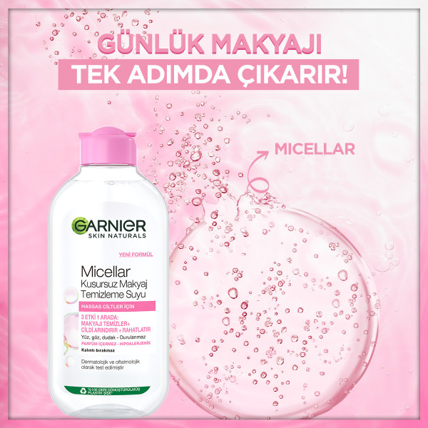 Garnier Micellar Kusursuz Makyaj Temizleme Suyu 200 Ml