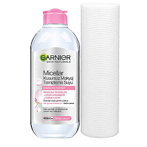 Garnier Micellar Mucizevi Pembe Makyaj Temizleme Suyu 400 Ml+Pamuk - Garnier Cilt
