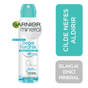 Garnier Mineral Doğal Ferahlık Kadın Deodorant 150 Ml - Thumbnail