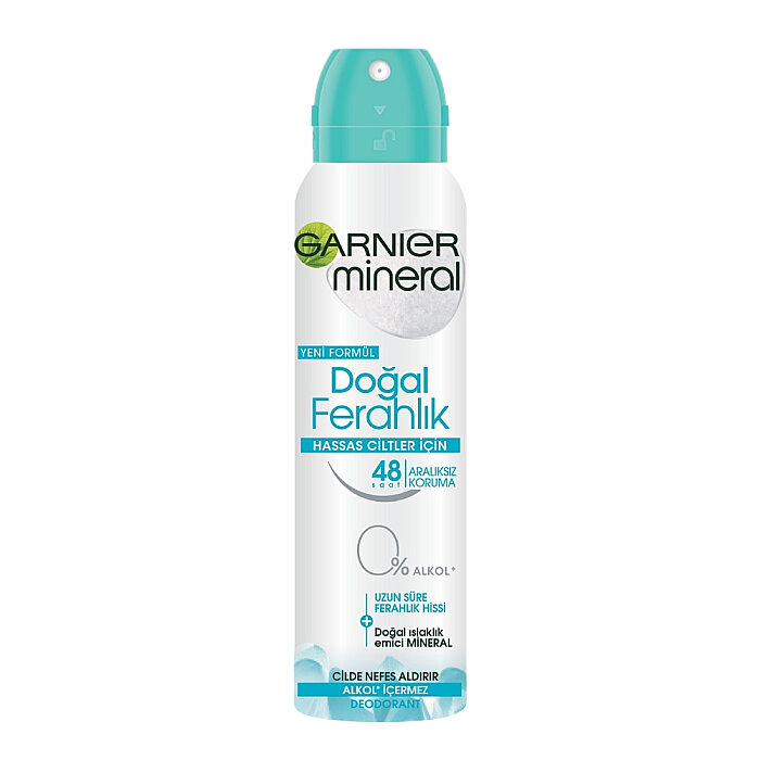 Garnier Mineral Doğal Ferahlık Kadın Deodorant 150 Ml - 1