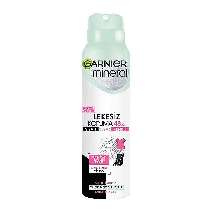 Garnier Mineral Lekesiz Koruma Ferah Koku Kadın Deodorant 150 Ml - 1