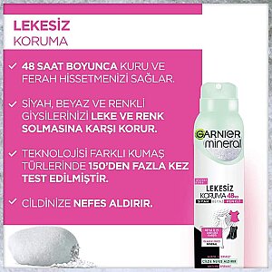 Garnier Mineral Lekesiz Koruma Ferah Koku Kadın Deodorant 150 Ml - 2