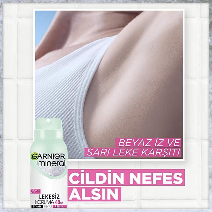 Garnier Mineral Lekesiz Koruma Ferah Koku Kadın Deodorant 150 Ml - 4