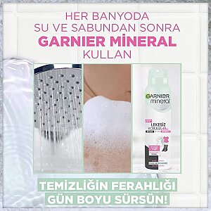 Garnier Mineral Lekesiz Koruma Ferah Koku Kadın Deodorant 150 Ml - 3