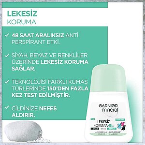 Garnier Mineral Lekesiz Koruma Ferah Koku Kadın Roll-On 50 Ml - 2