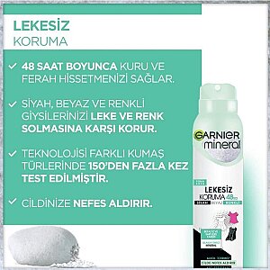 Garnier Mineral Lekesiz Koruma Kadın Deodorant 150 Ml - 2