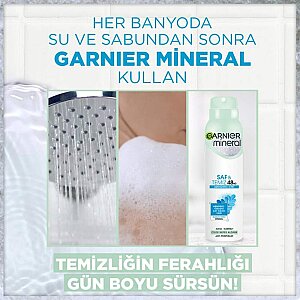 Garnier Mineral Saf&Temiz Kadın Deodorant 150 Ml - 3