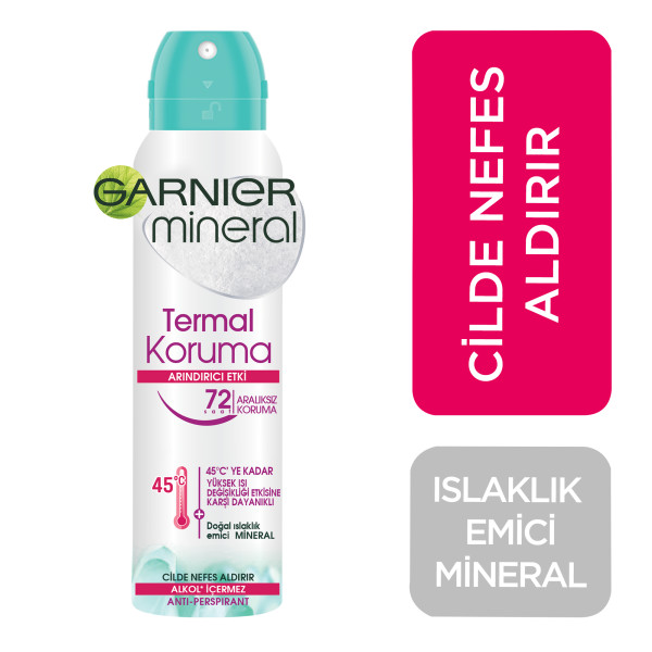 Garnier Mineral Termal Koruma Kadın Deodorant 150 Ml