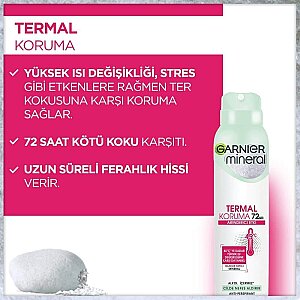 Garnier Mineral Termal Koruma Kadın Deodorant 150 Ml - 2