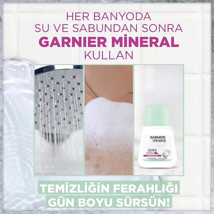 Garnier Mineral Ultra Kuru Kadın Roll-On 50 Ml - 3
