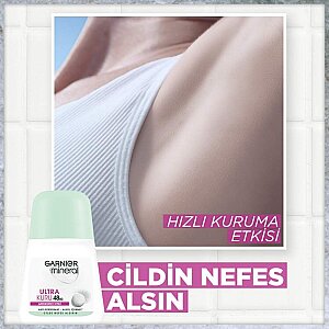 Garnier Mineral Ultra Kuru Kadın Roll-On 50 Ml - 4