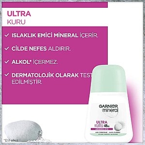 Garnier Mineral Ultra Kuru Kadın Roll-On 50 Ml - 2