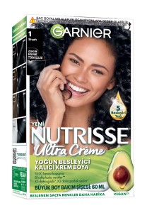 Garnier Nutrisse Ultra Creme 1 Siyah - Thumbnail