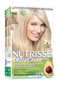 Garnier Saç Boyası - Garnier Nutrisse Ultra Creme 10.1A Ekstra Açık Küllü Sarı