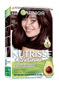 Garnier Saç Boyası - Garnier Nutrisse Ultra Creme 3.23 Koyu Kestane