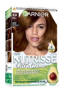 Garnier Saç Boyası - Garnier Nutrisse Ultra Creme 4.3 Altın Kahve