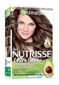 Garnier Saç Boyası - Garnier Nutrisse Ultra Creme 5 Açık Kahve