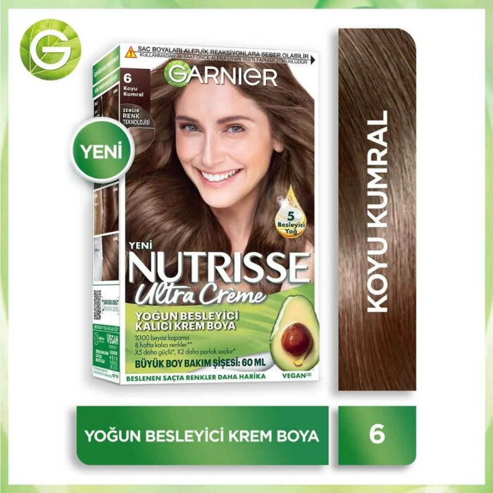 Garnier Nutrisse Ultra Creme 6 Koyu Kumral - 2