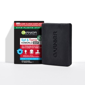 Garnier Saf&Temiz Siyah Nokta Karşıtı Kömürlü Bar 100 Gr - Thumbnail