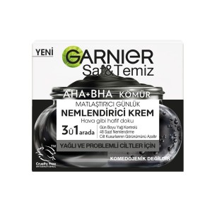 Garnier Saf ve Temiz Kömür Matlaştırıcı Günlük Nemlendirici Krem 50 Ml - Thumbnail