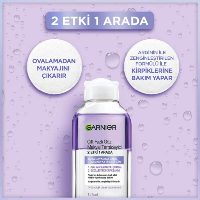 Garnier Skin 2in 1 Göz Makyaj Temizleyicisi 125 Ml - 4