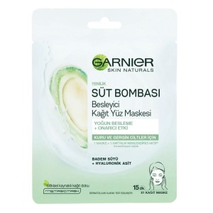 Garnier Cilt - Garnier Süt Bombası Badem Sütü Besleyici Kağıt Yüz Maskesi 28 Gr