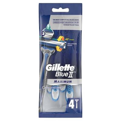 Gillette Blue 2 Maximum Kullan At Tıraş Bıçağı 4'lü