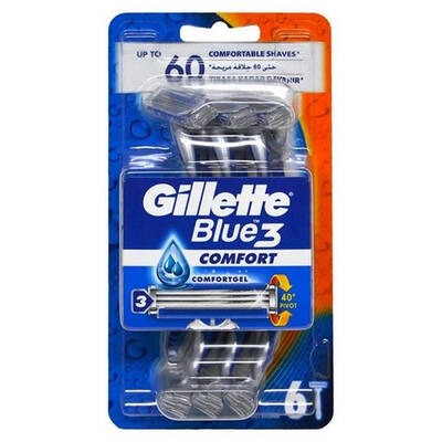 Gillette Blue 3 Comfort Kullan At Tıraş Bıçağı 6'lı