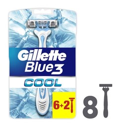 Gillette Blue 3 Cool Kullan At Tıraş Bıçağı 8'li - Thumbnail