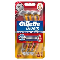 Gillette Blue 3 Galatasaray Kullan At Tıraş Bıçağı 6'lı - Thumbnail
