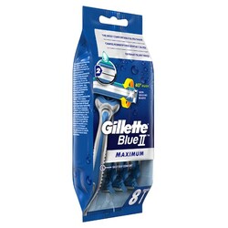 Gillette Blue II Excel Maximum Hassas Kullan At Tıraş Bıçağı 8'li - Thumbnail