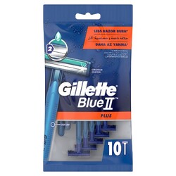 Gillette Blue II Plus Kullan At Tıraş Bıçağı 10'lu - Thumbnail
