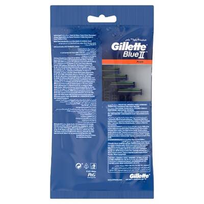 Gillette Blue II Plus Kullan At Tıraş Bıçağı 10'lu