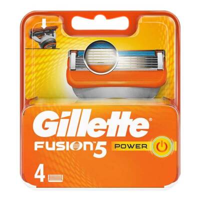 Gillette Fusion Power Yedek Tıraş Bıçağı 4'lü