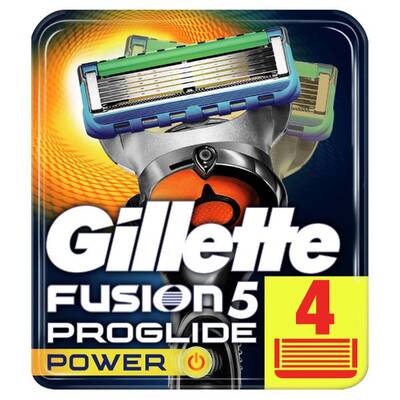 Gillette Fusion Proglide Power Yedek Tıraş Bıçağı 4'lü