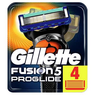 Gillette Fusion Proglide Yedek Tıraş Bıçağı 4'lü