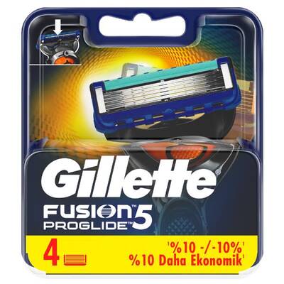 Gillette Fusion Proglide Yedek Tıraş Bıçağı 4'lü