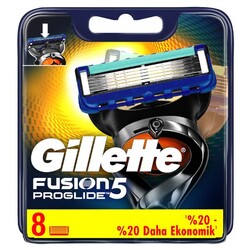 Gillette Fusion Proglide Yedek Tıraş Bıçağı 8'li - Thumbnail