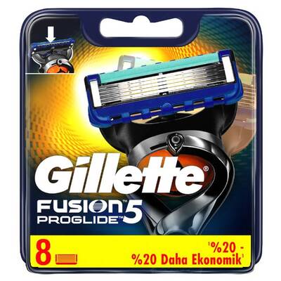 Gillette Fusion Proglide Yedek Tıraş Bıçağı 8'li