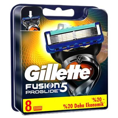 Gillette Fusion Proglide Yedek Tıraş Bıçağı 8'li