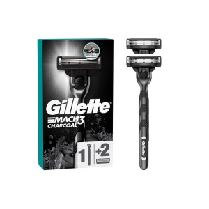 Gillette - Gillette Mach3 Charcoal Yedekli Tıraş Makinesi