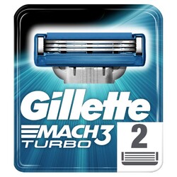 Gillette Mach3 Turbo Yedek Tıraş Bıçağı 2'li - Thumbnail
