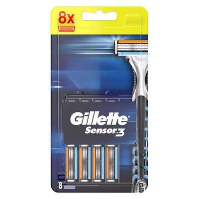 Gillette Sensor3 Yedek Tıraş Bıçağı 8'li