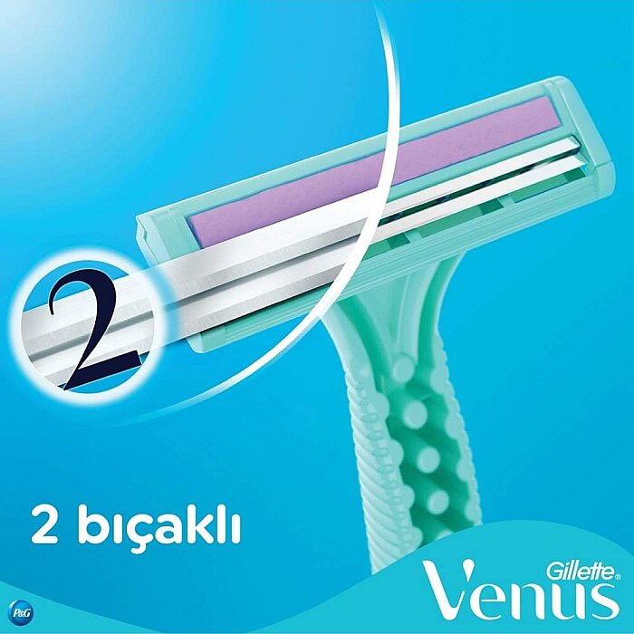 Gillette Simply Venus 2 Kullan At Kadın Tıraş Bıçağı 2'li - 2