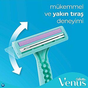 Gillette Simply Venus 2 Kullan At Kadın Tıraş Bıçağı 2'li - 4