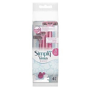 Gillette Simply Venus 3 Basic Kadın Kullan At Tıraş Bıçağı 4'lü - Gillette
